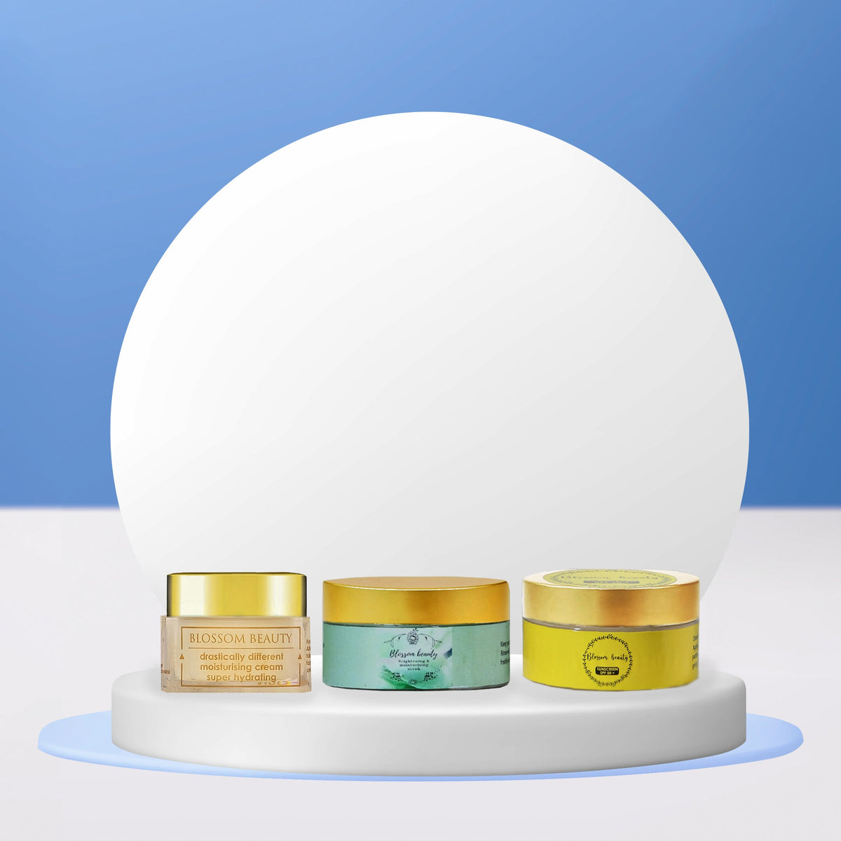 Combo 8 (Face Moisturiser + Sunscreen + Face Scrub)