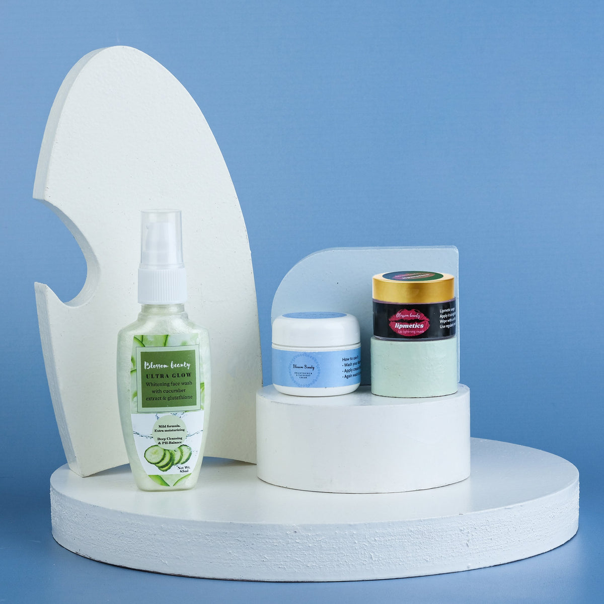 Combo 3 (Dtan Cream + Face Wash + Lipmetic)