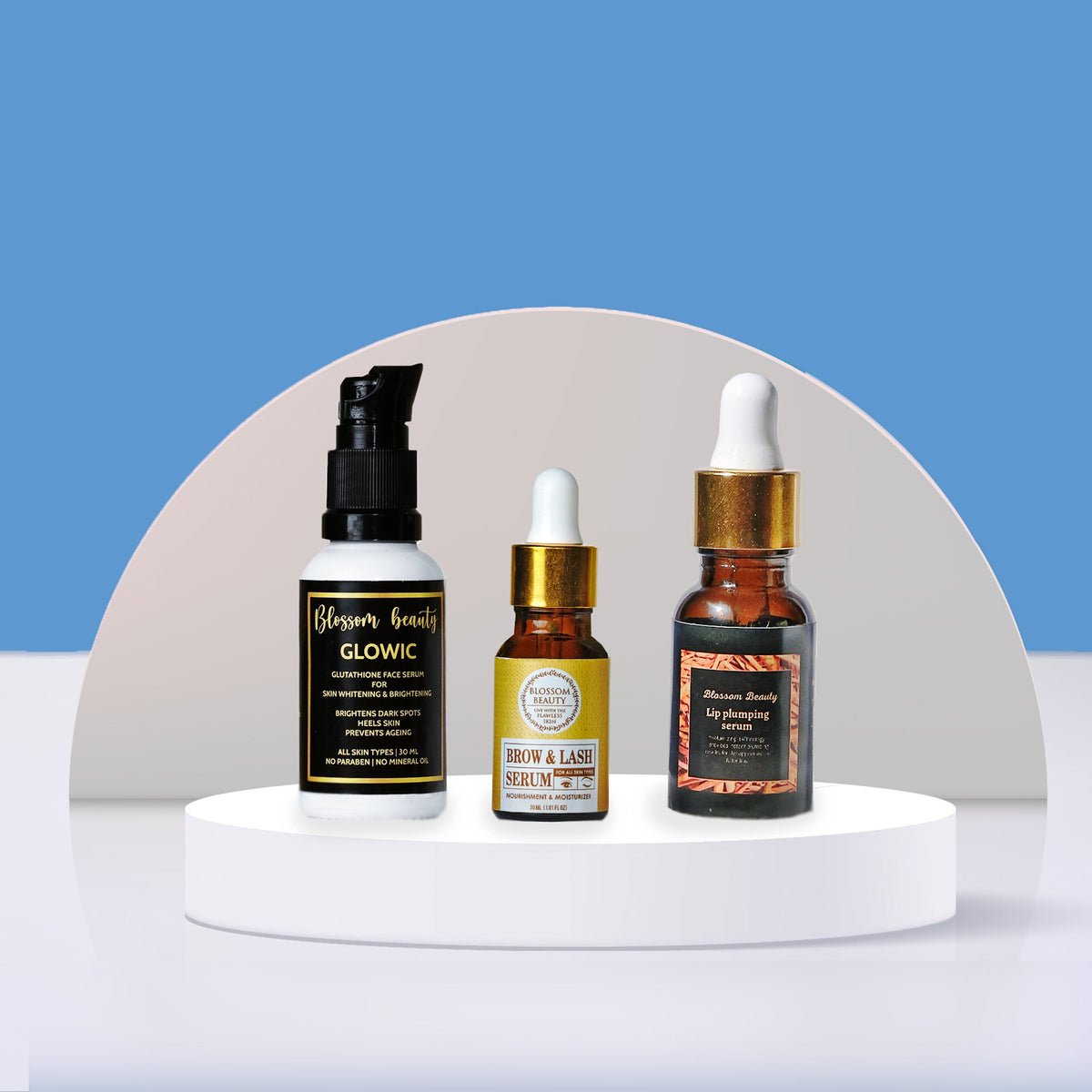 Combo 6 (Face Serum + Lip Plumping Serum + Lash Brow Serum)