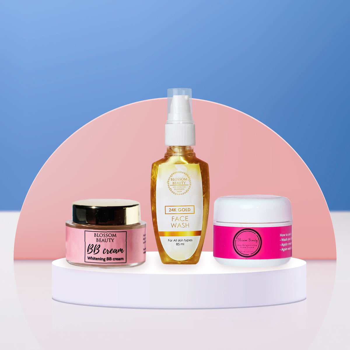 Combo 7 (BB Cream + Gold Face Wash + Day Cream)